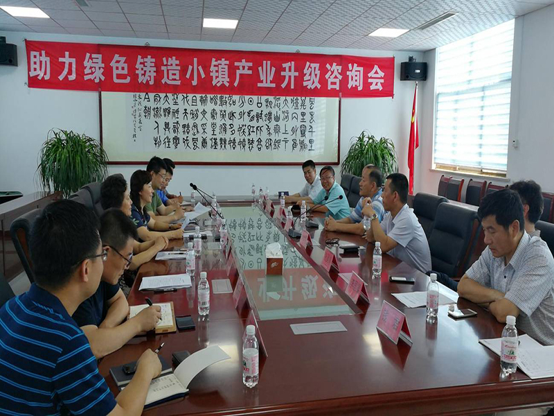 组织专家深入企业举办助力绿色制造小镇产业升级咨询会