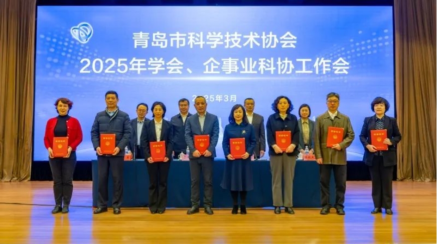 我会被青岛市科协评为“2024年度学会工作先进单位”